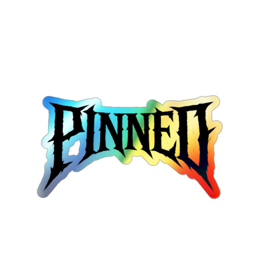 Pinned Holographic Die-cut Stickers