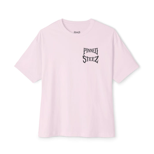 Pinned Logo Unisex Oversized Boxy Tee